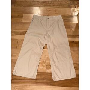 NWT Women's Divided H&M Tan Cropped Wide Leg Pants